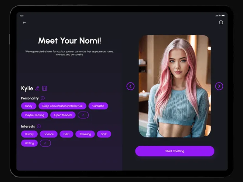 Nomi AI Review - Discover the Emotional AI Companion