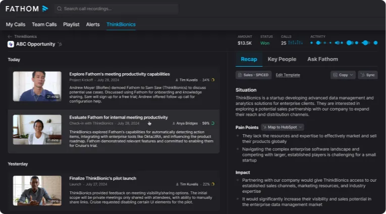 How to Use Fathom AI: Key Features of Fathom AI